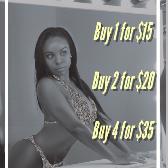 Unlined One Shoulder Bikini Set - Hot Pink S - Picture 8 of 8